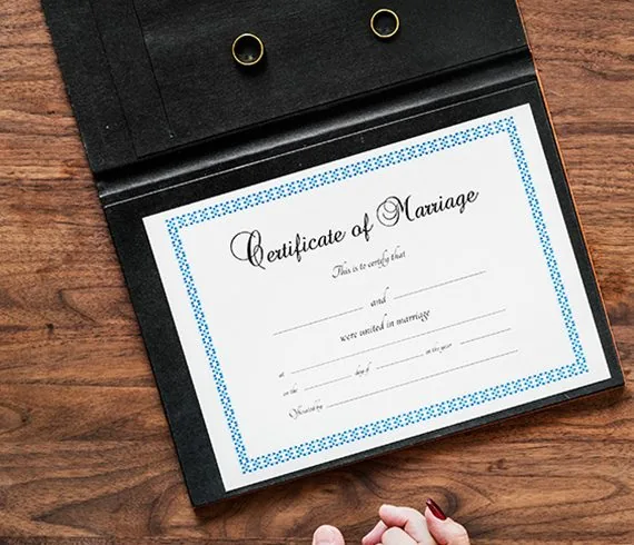 Marriage and Divorce Certificates
